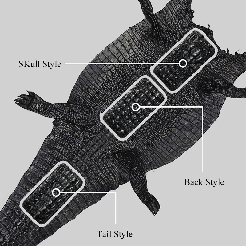 Genuine Alligator Crocodile iPhone XS Max Case