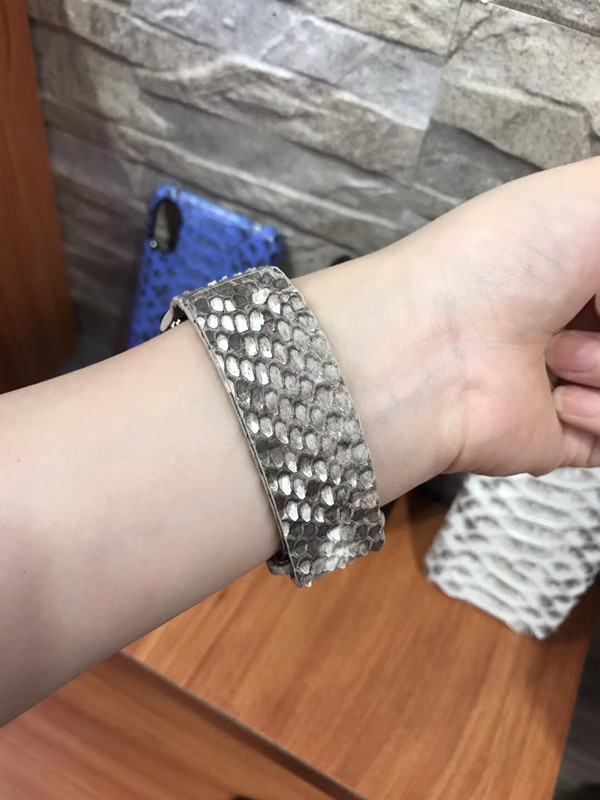 Genuine Python Snakeskin Apple Watch Band