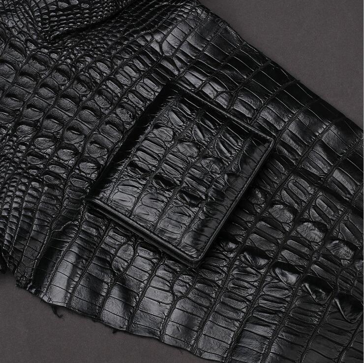 Men's Genuine Alligator Crocodile Leather Bifold Wallet Purse