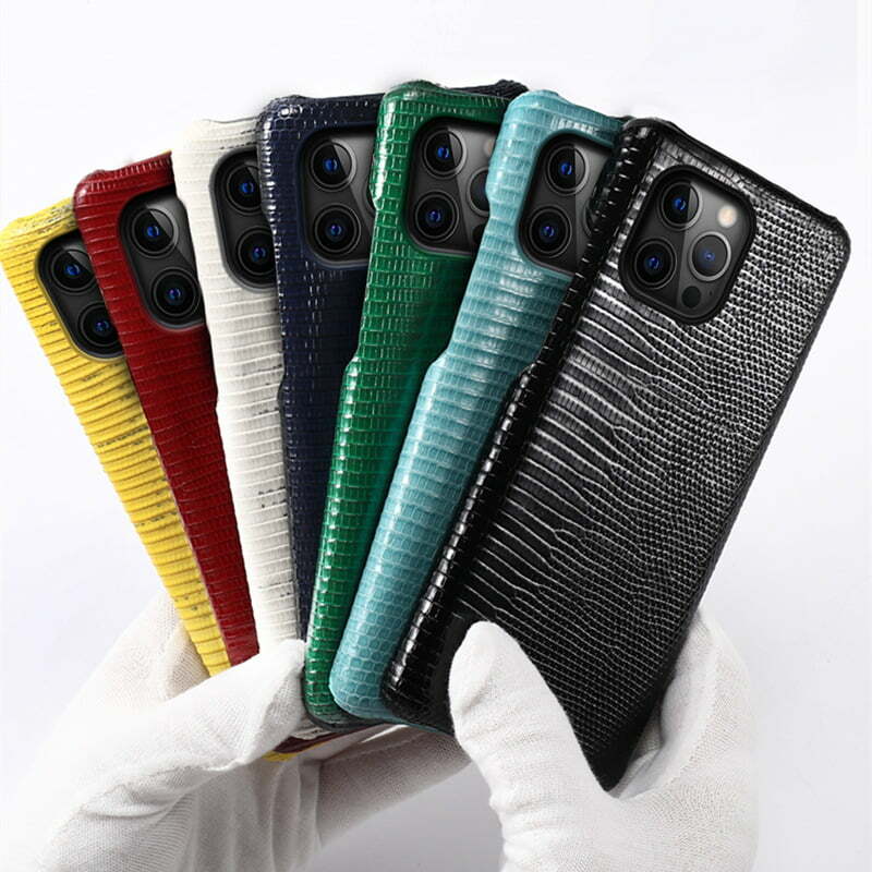 Natural Real Lizard Skin Case for iPhone