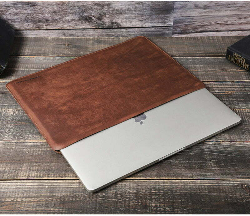 Genuine Leather Sleeve Case for MacBook Pro 13.3