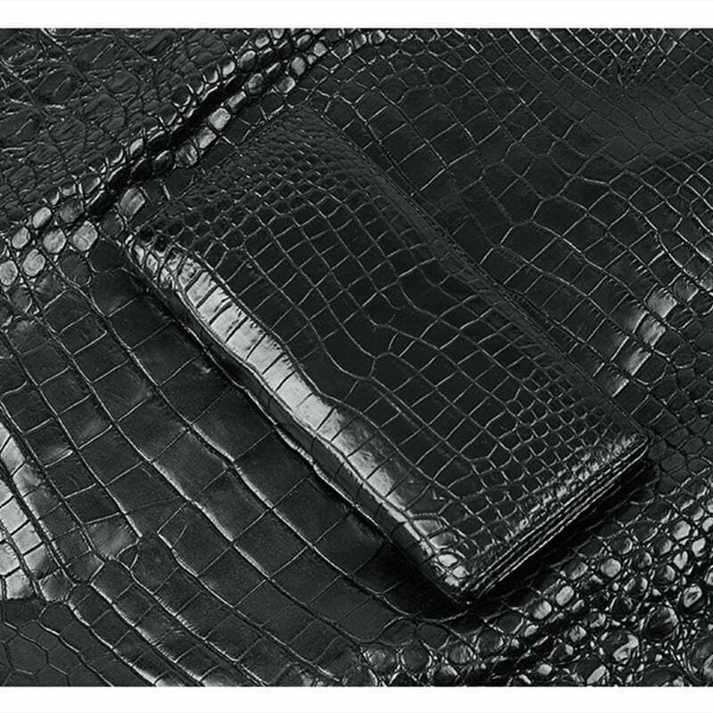 Mens Crocodile Skin Wallet