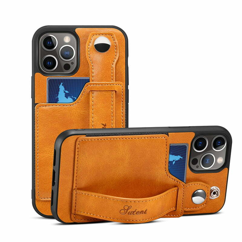 iPhone 14 Pro Max Wallet Case with Card Holder | Wrist Hand Strap