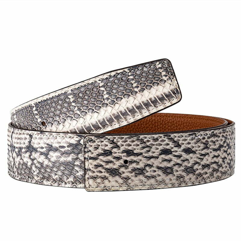 Snakeskin Belt for Men