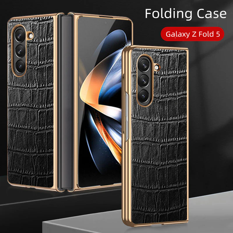 Galaxy - ＊チャコ＊　LEATHER COVER Galaxy Fold (中古) Galaxy - ＊チャコ様専用＊ LEATHER COVER Galaxy Fold (中古